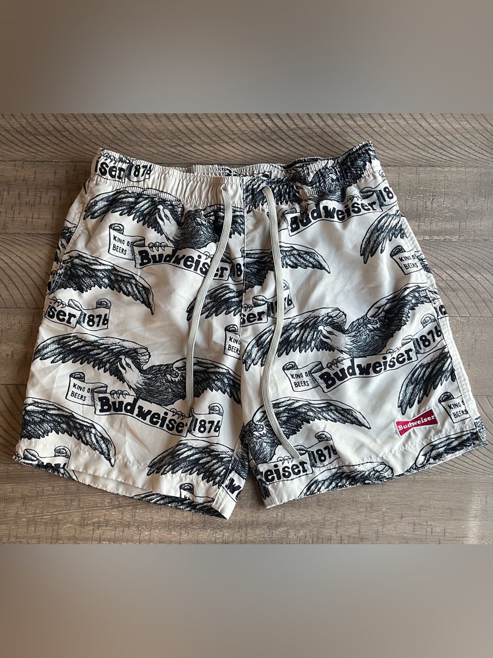 PacSun Budweiser Swim Trunks Men’s Size Medium Summer Vacation Party